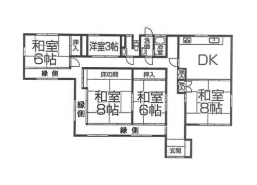 550間取図